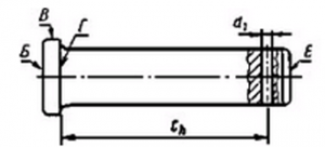 Ось 6-12h11x25.45 ц9 ГОСТ 9650-30